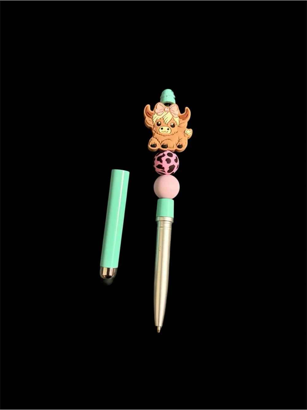 Highland Cow Beaded Pens (Qty 1) - Picture 5 of 8